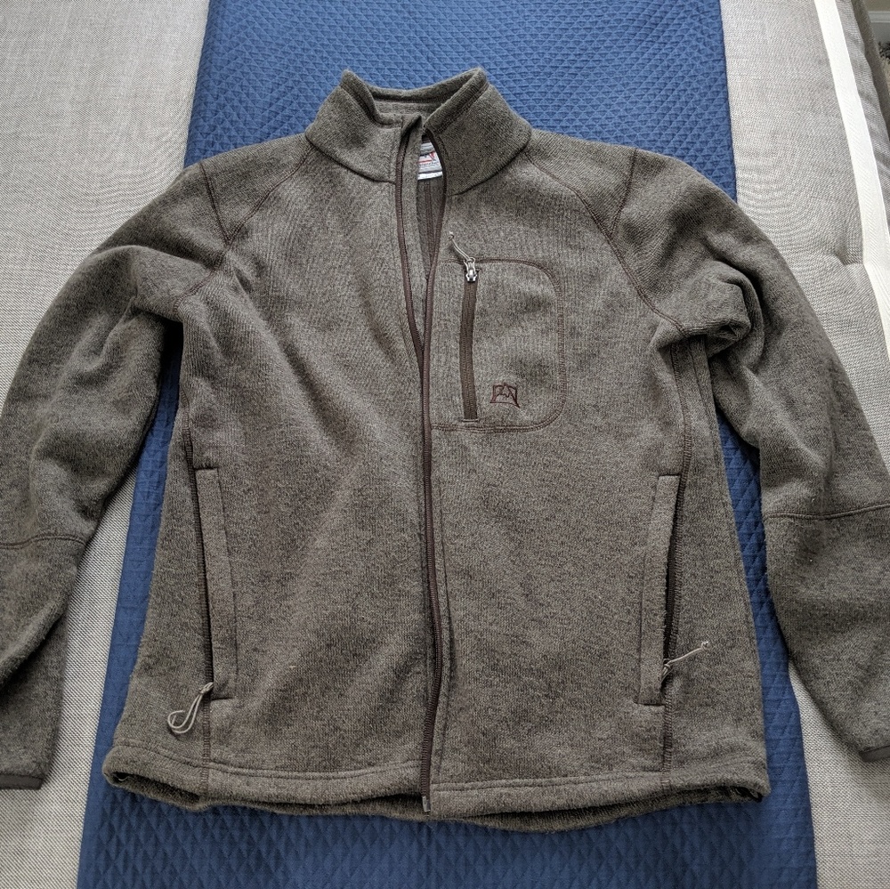 Avalanche Brown Fleece Active Sweater